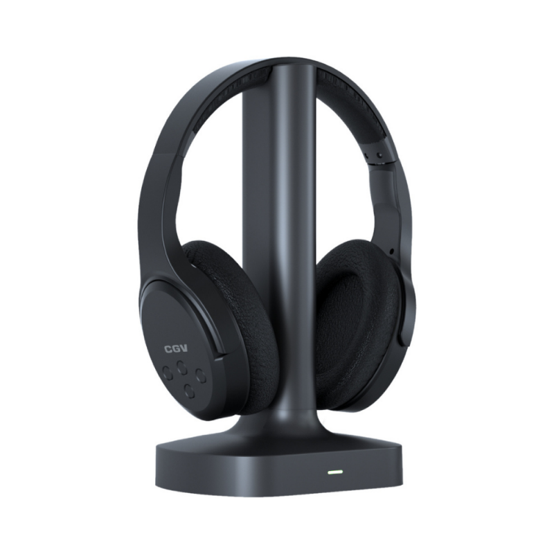 Ysilla Casque de TV Sans Fil Bluetooth, Écouteurs HiFi, Basse Profonde,  avec Clé Émetteur, pour TV, - Noir