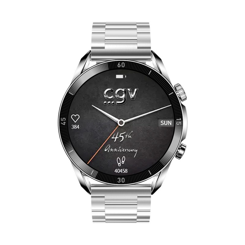 Garett Smartwatch Viva - Montre connectée pour femmes, acier argenté