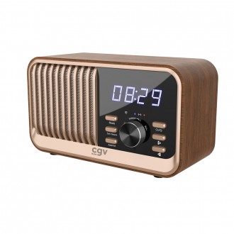 Radio portable FM - BEBOP FM châssis couleur bois.
