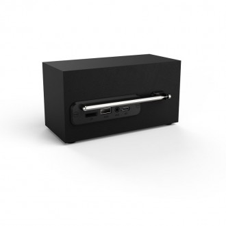 Radio portable FM / BT / USB / SD - BeBop FM MINI vue de dos