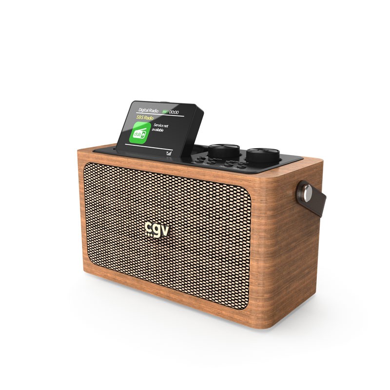 Radio portable BeBop DAB+ et son écran.