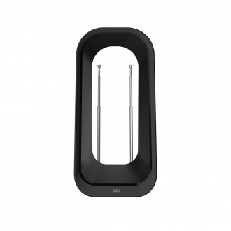 Antenne TV d'intérieur HD/UHD AN-RISE, vue de face.