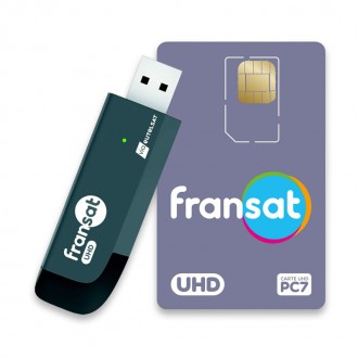 Clé TV UHD - 4K et carte FRANSAT