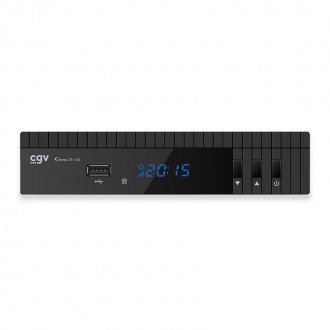 Récepteur / enregistreur TNT HD double tuner - ETIMO 2TC : la façade