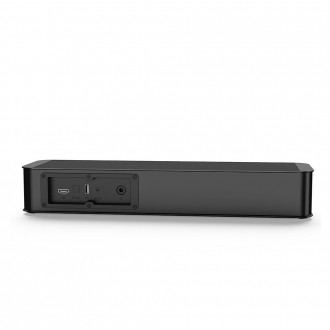 Barre de son 2.1 avec caissons de basse intégrés - BDS MAESTRO Mini - vue arrière et connectique