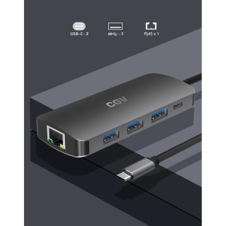 Hub 4 en 1 transfert à haute vitesse - USB-C 41 PD