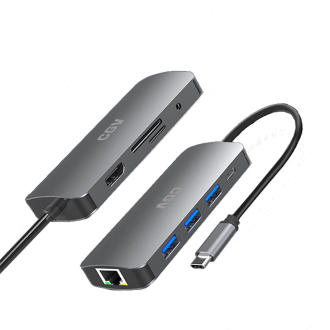 hub USB C à 9 ports doté de la technologie Power Delivery