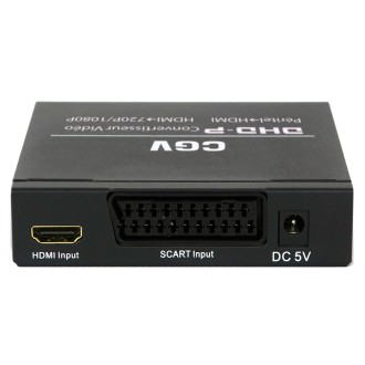 Adaptateur Convertisseur HDMI HD vers Péritel ( SCART ) TV Vidéo +